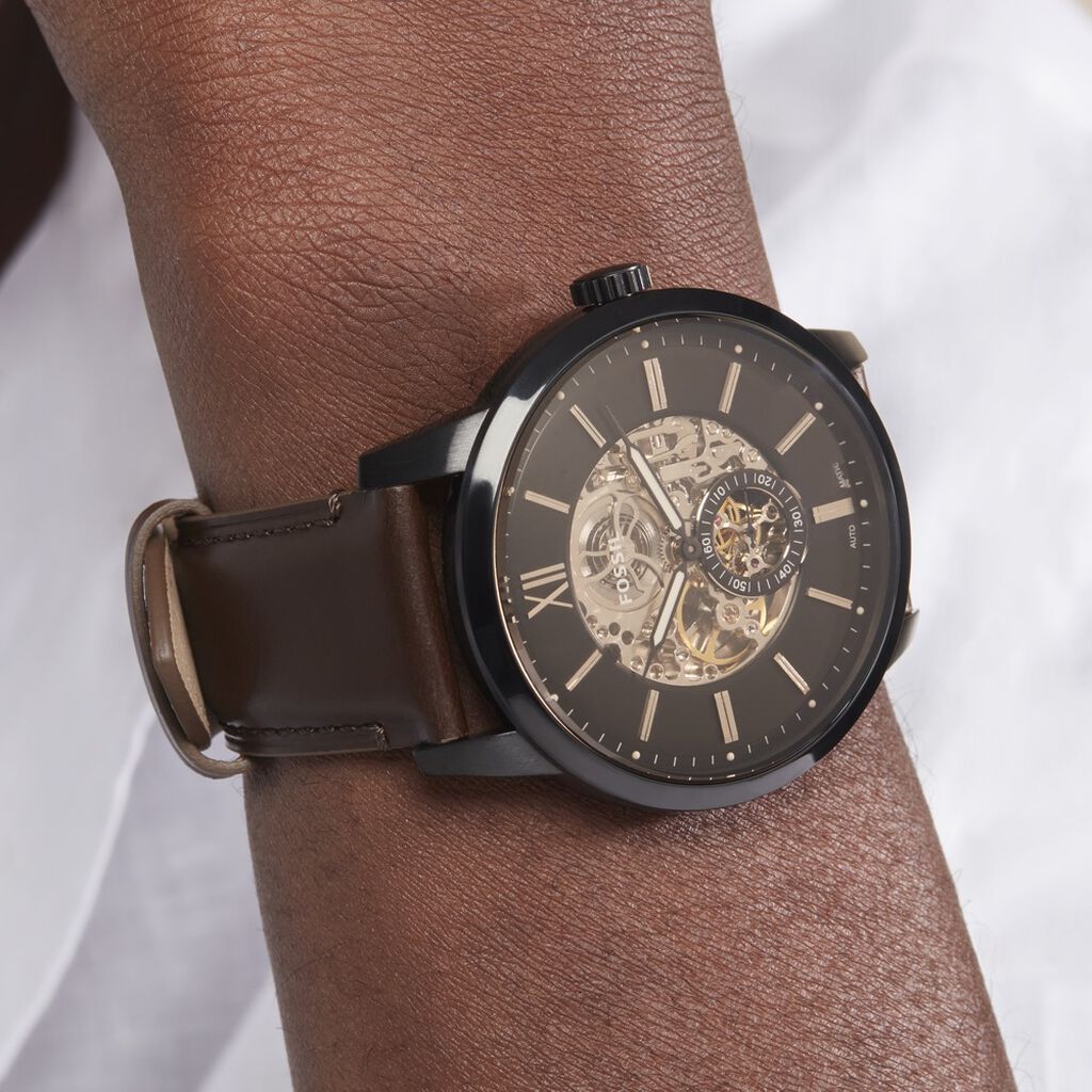 Montre Fossil Townsman Auto Noir - Montres automatique Homme | Marc Orian