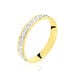 Alliance Fantaisie Diamantee Ruban Plat Or Bicolore - Alliances duo Unisex | Marc Orian