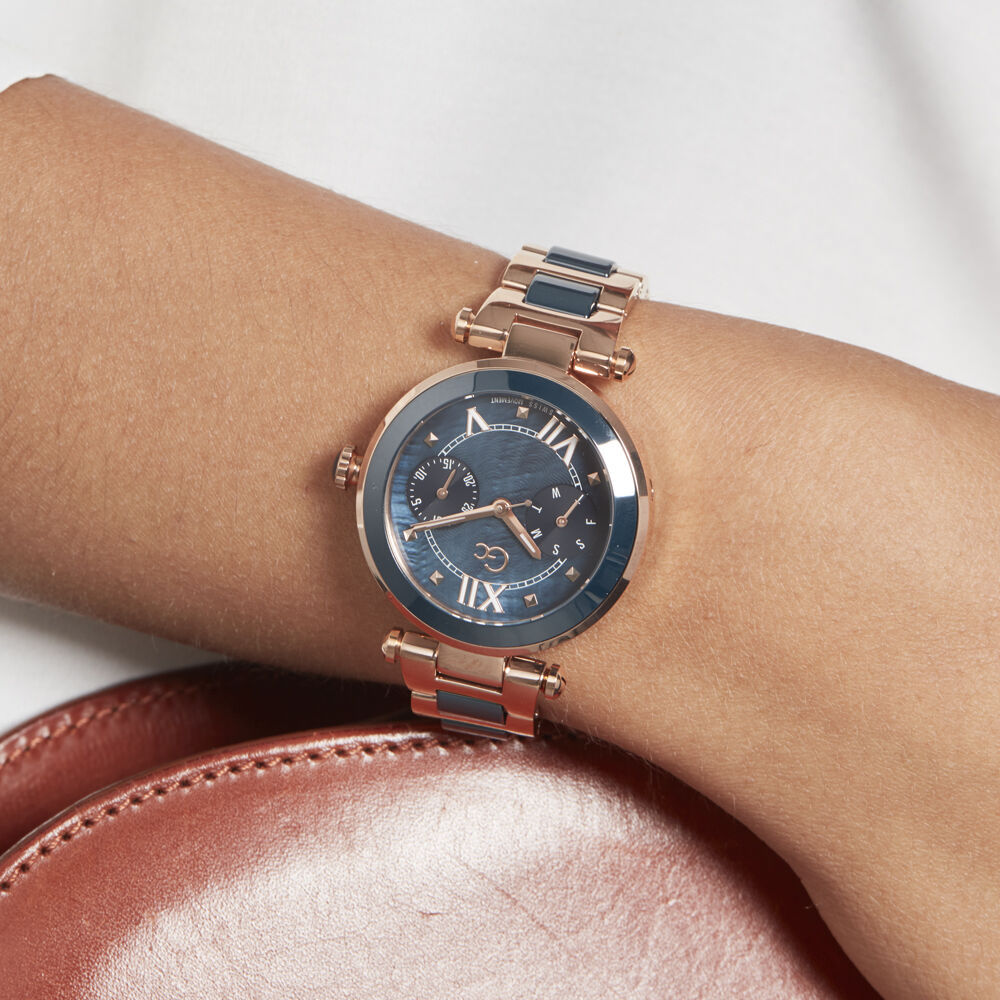 Montre Femme GC en Céramique Blanche - I42004L1 - Cleor