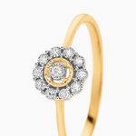 Bague Charletta Or Jaune Diamant - Parures de mariage Femme | Marc Orian