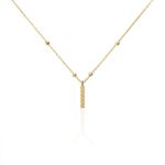 Collier Plaqu&eacute; Or Jaune Lettra - Colliers fantaisie Femme | Marc Orian