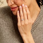 Bague Or Jaune Carolina Oxyde De Zirconium - Solitaires Femme | Marc Orian