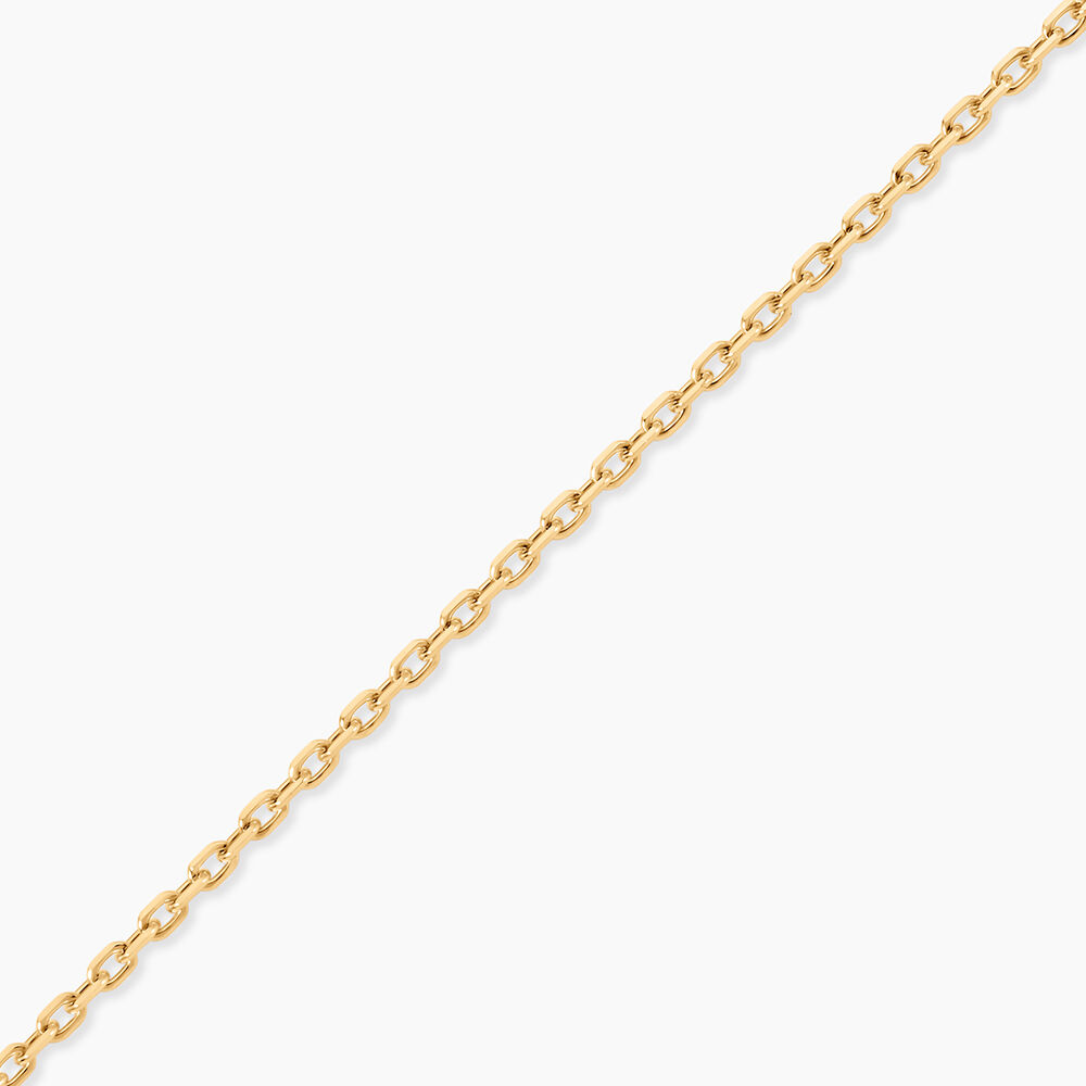 Chaîne Igoa Maille Forçat Diamantee Or Jaune - Chaines Femme | Marc Orian