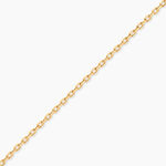 Cha&icirc;ne Igoa Maille For&ccedil;at Diamantee Or Jaune - Chaines Femme | Marc Orian