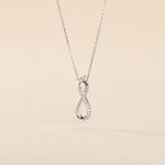 Collier Osanna Or Blanc Diamants - Colliers avec pierres Femme | Marc Orian
