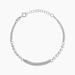 Bracelet Melodie Argent Blanc - Bracelets chaînes Femme | Marc Orian