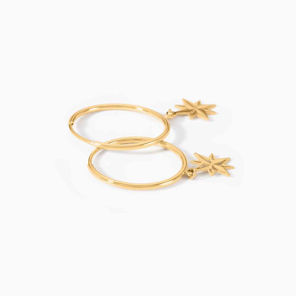 Cr&eacute;oles Decima Or Jaune - Boucles d'oreilles pampille Femme | Marc Orian