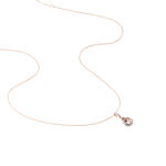 Collier Alice Or Rose Morganite Et Oxyde De Zirconium - Colliers avec pierres Femme | Marc Orian