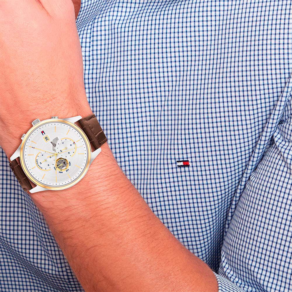 Montre Tommy Hilfiger Weston Argenté - Montres classiques Homme | Marc Orian