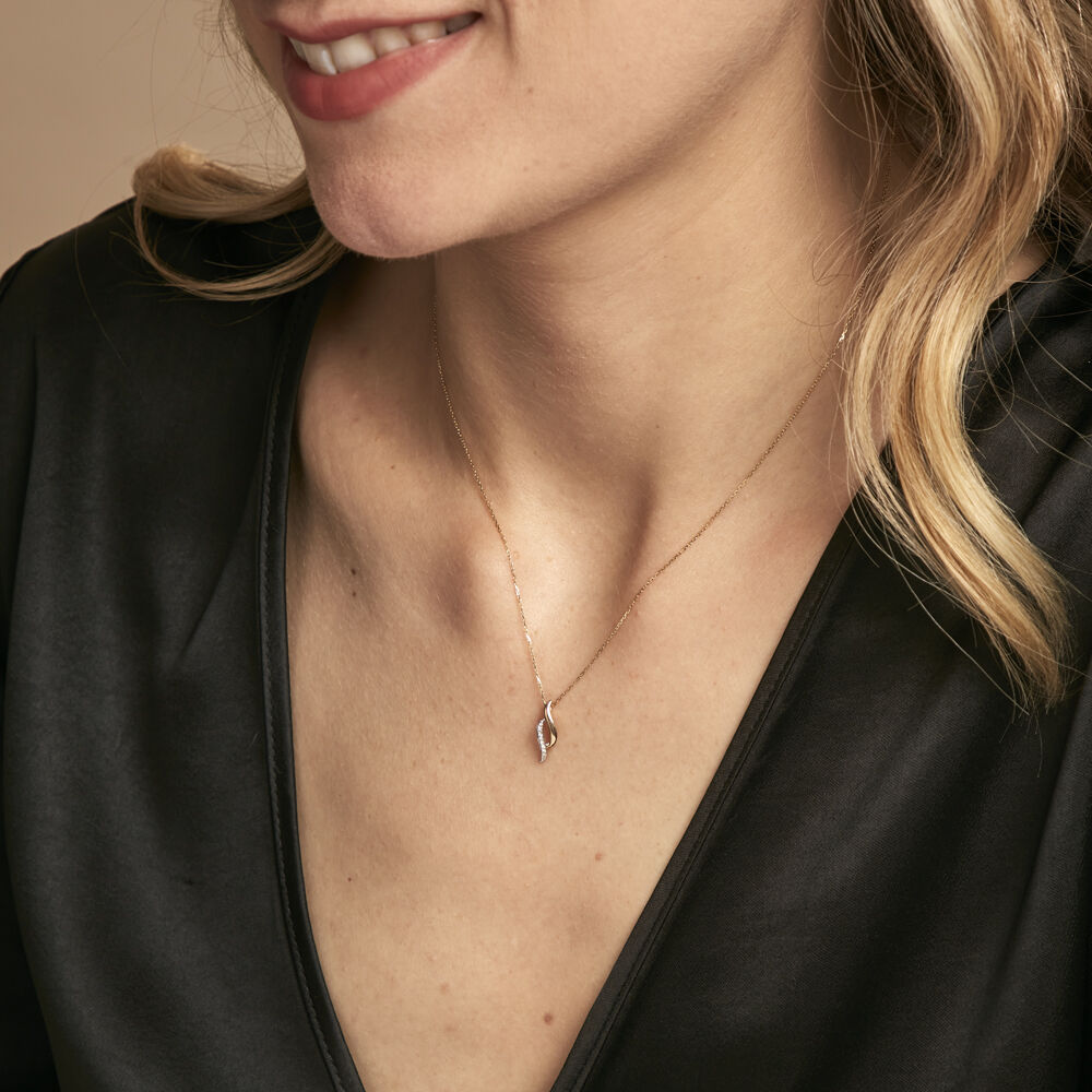 Collier Tylane Or Jaune Diamant - Colliers avec pierres Femme | Marc Orian