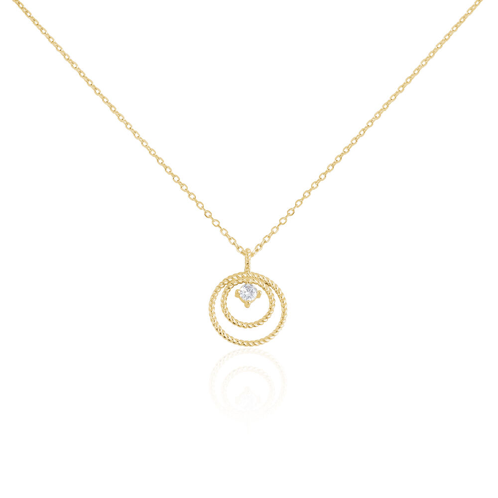Collier Plaqué Or Jaune Danys Oxyde De Zirconium - Colliers avec pierres Femme | Marc Orian