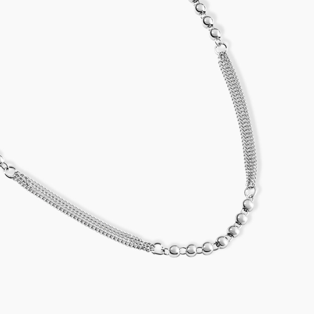 Collier Melodie Argent Blanc - Colliers fantaisie Femme | Marc Orian