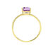 Bague Or Jaune Mone Amethyste Et Oxydes De Zirconium - Bagues pierres fines Femme | Marc Orian