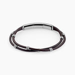 Bracelet Cuir De Vache Marron - Bracelets cuir Homme | Marc Orian