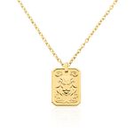 Collier Phebus Him Acier Jaune - Colliers fantaisie Homme | Marc Orian