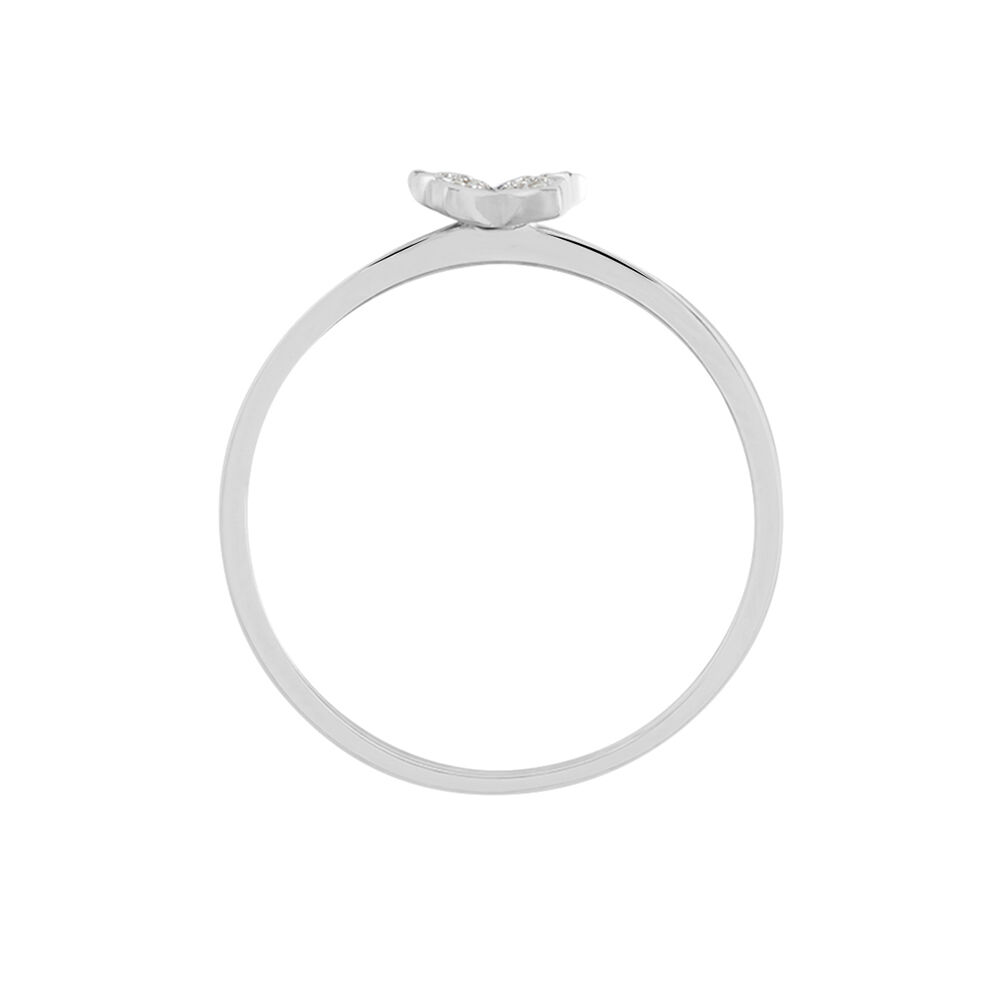 Bague Cadfan Argent Blanc Oxyde De Zirconium - Bagues avec pierre Femme | Marc Orian