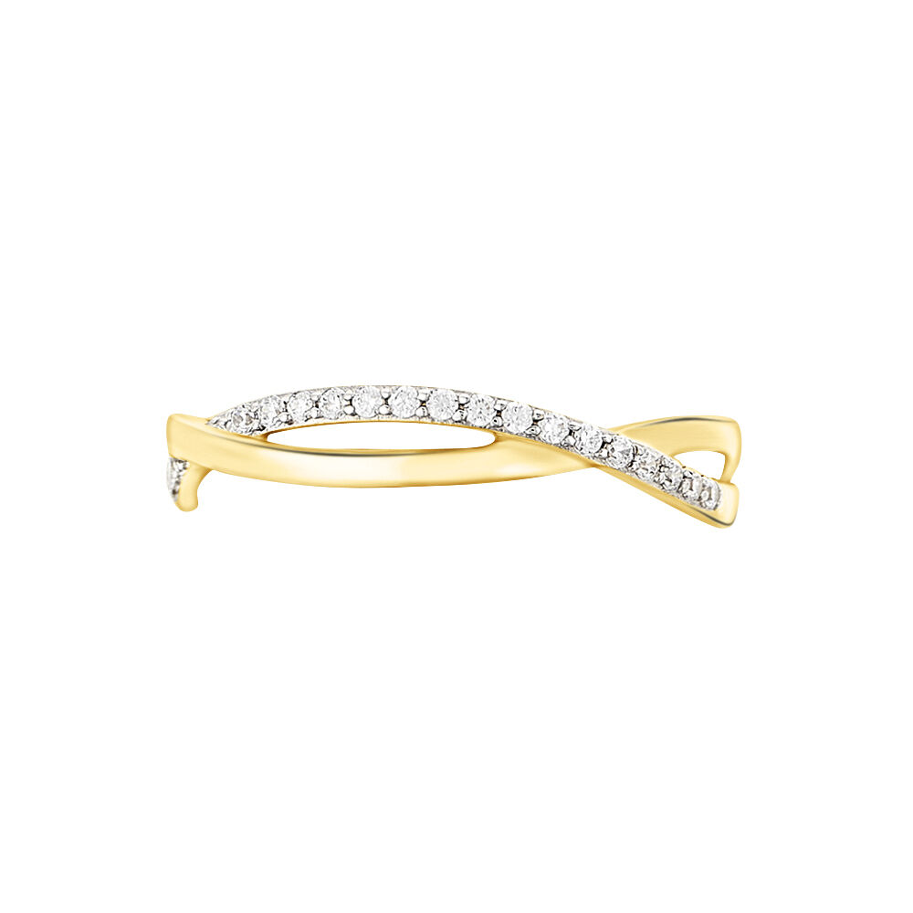 Bague Eister Or Jaune Oxyde De Zirconium - Bagues avec pierre Femme | Marc Orian