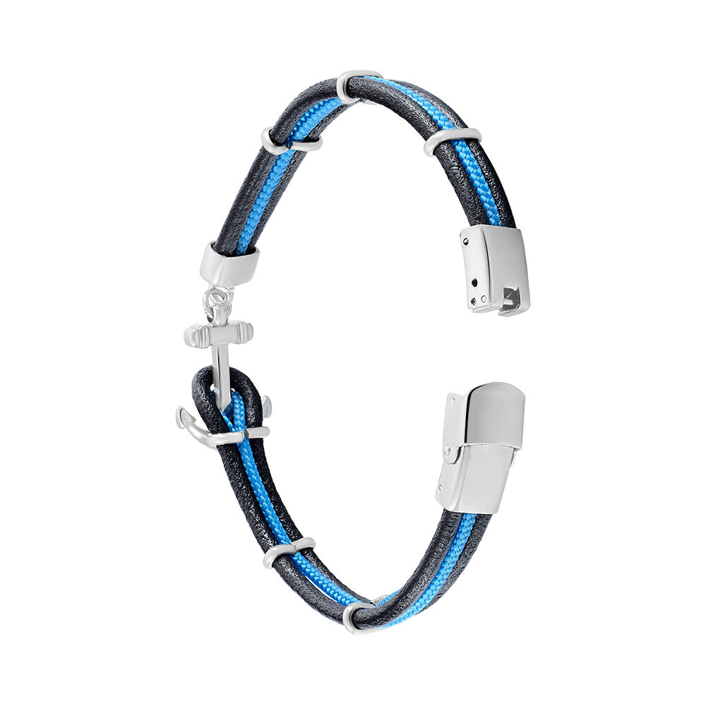 Bracelet Acier Blanc Penda - Bracelets cuir Homme | Marc Orian