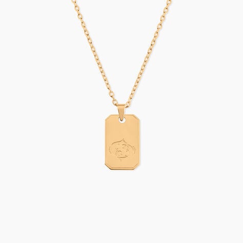 Collier Plaqu&eacute; Or Quintien - Colliers ete Homme | Marc Orian