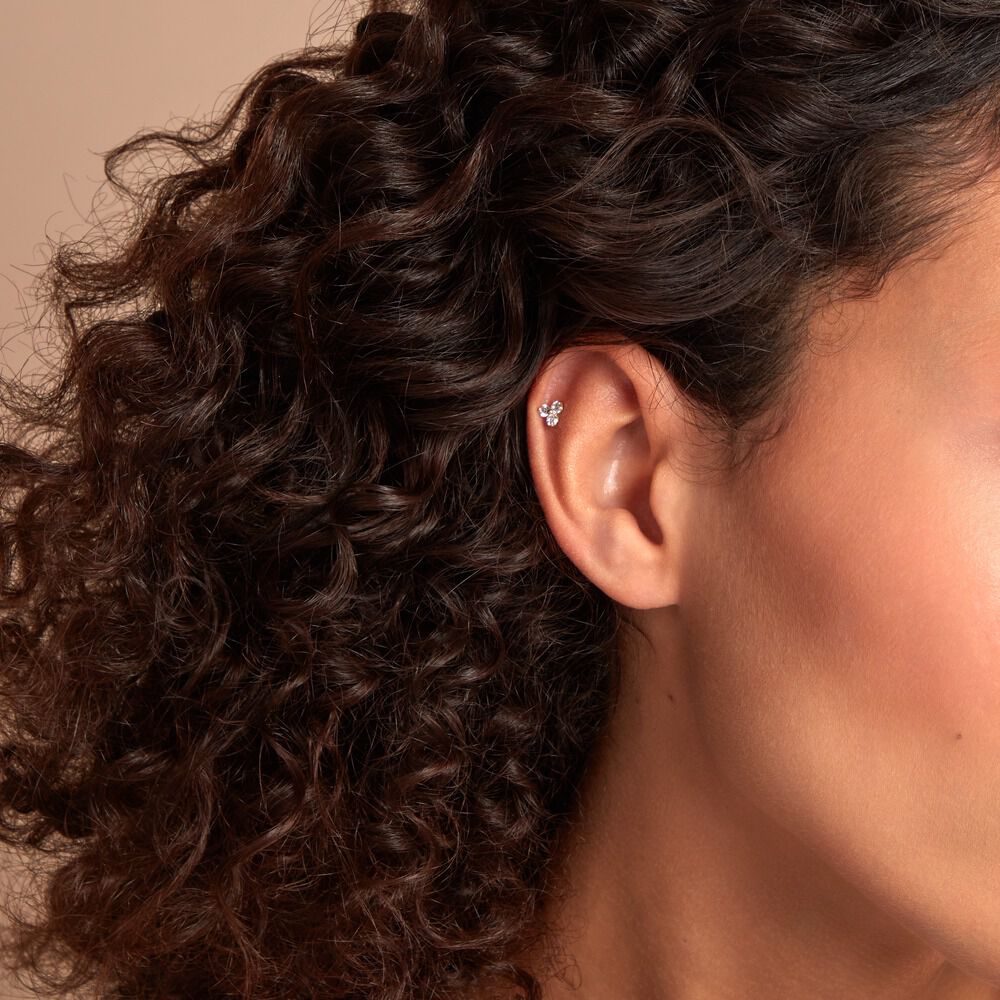 Piercing Nakato Or Jaune Oxyde De Zirconium - Piercing Conch Femme | Marc Orian