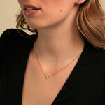 Collier Poem Argent Jaune P&eacute;ridot Oxyde De Zirconium - Colliers avec pierres Femme | Marc Orian