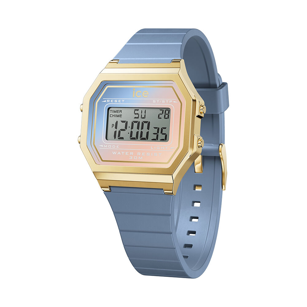 Montre Ice Watch Digit Retro Bleu Rose - Montres étanches Femme | Marc Orian