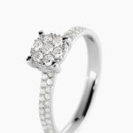Bague Frika Or Blanc Diamant - Parures de mariage Femme | Marc Orian