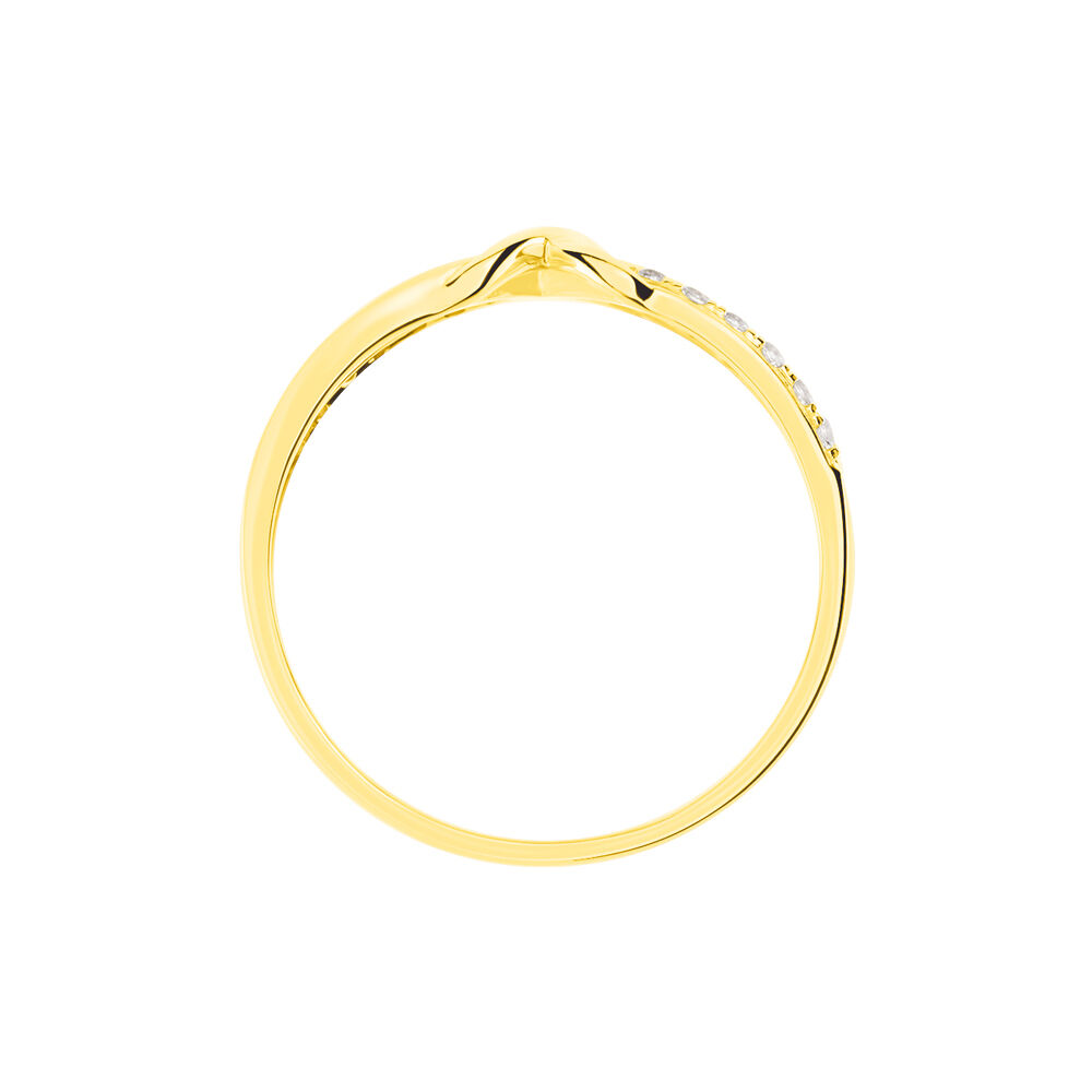Bague Celien Or Jaune Oxyde - Bagues avec pierre Femme | Marc Orian
