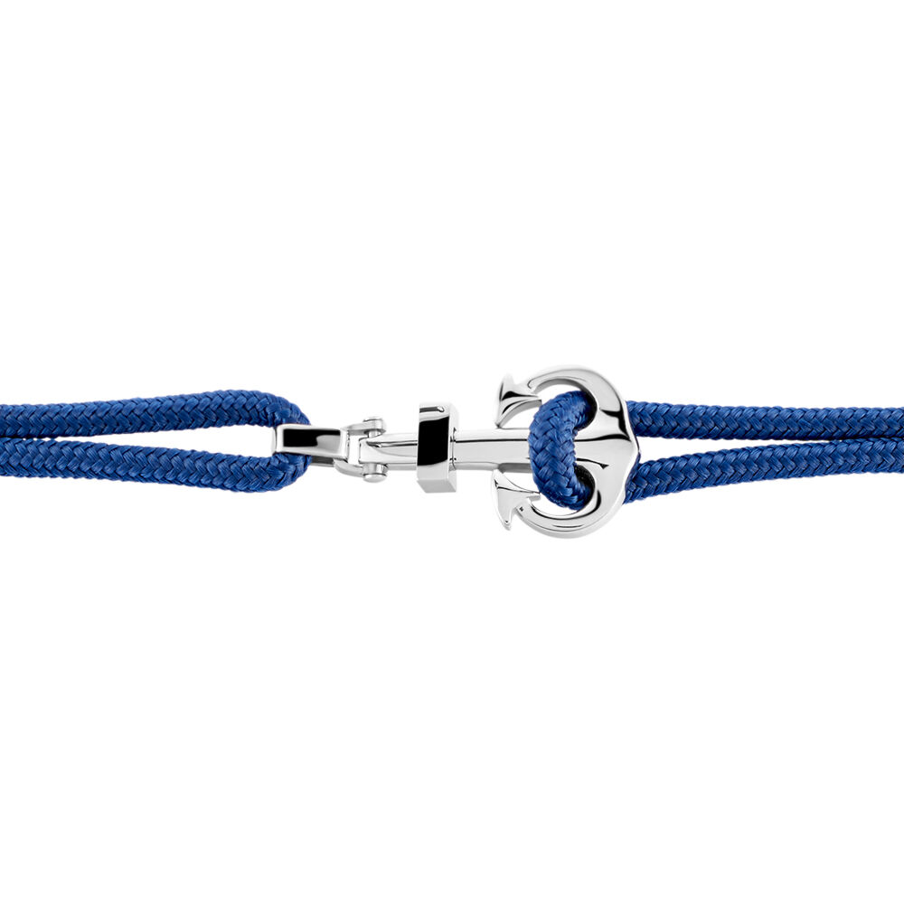 Bracelet Acier Blanc Analya Cordon - Bracelets cordons Homme | Marc Orian