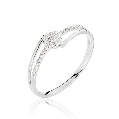 Bague Solitaire Atalante Or Blanc Diamant - Bagues Solitaire Femme | Marc Orian