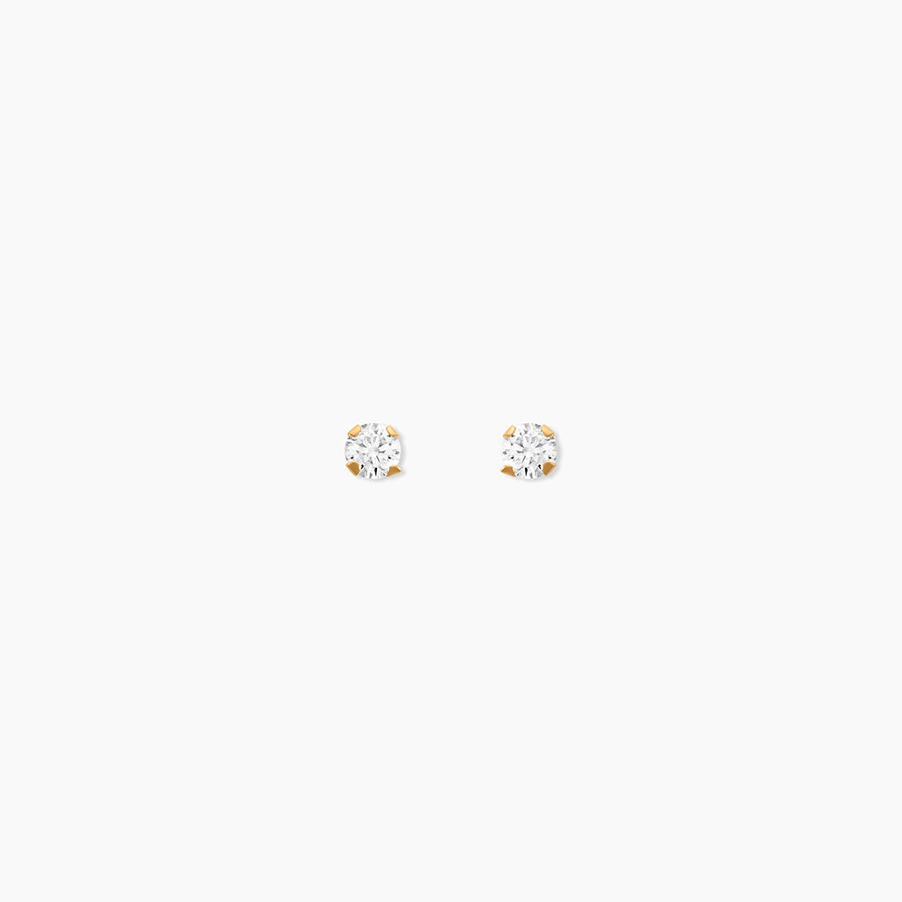 Boucles D'oreilles Barrettes Youssa Barrettes 5 Or Jaune Oxydes - Pendantes Femme | Marc Orian