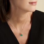 Collier Plaqu&eacute; Or Neassa Malachite - Colliers avec pierres Femme | Marc Orian