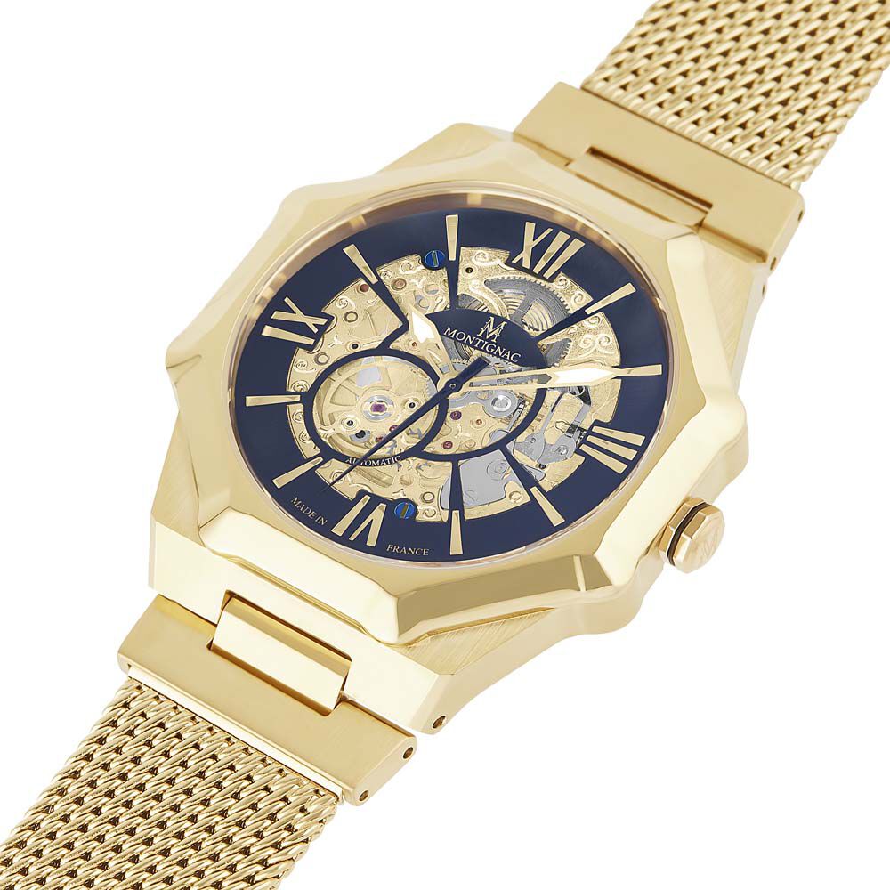 Montre Montignac Octogon Automatique Noir - Montres automatiques Homme | Marc Orian