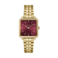 Montre Cluse La Tétragone Cerise