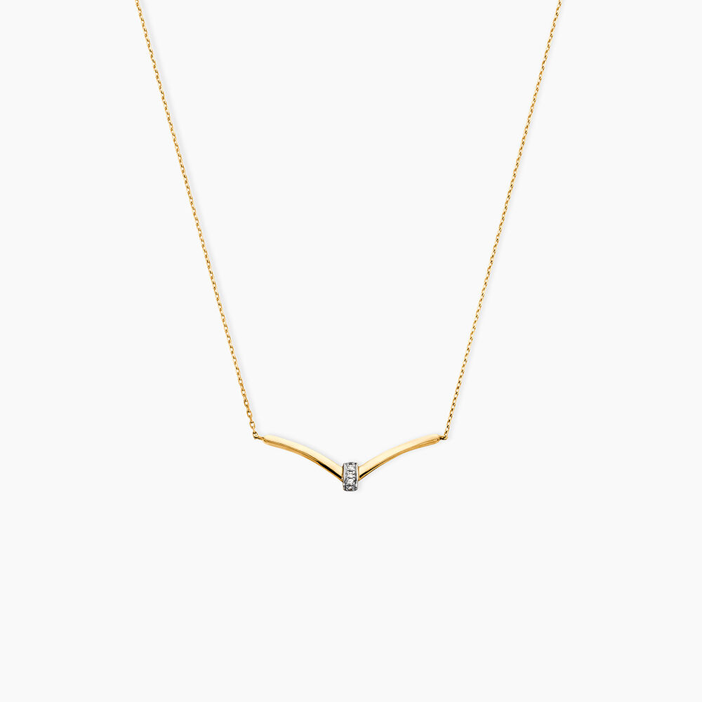 Collier Rosmerta Or Jaune Diamant - Colliers avec pierres Femme | Marc Orian