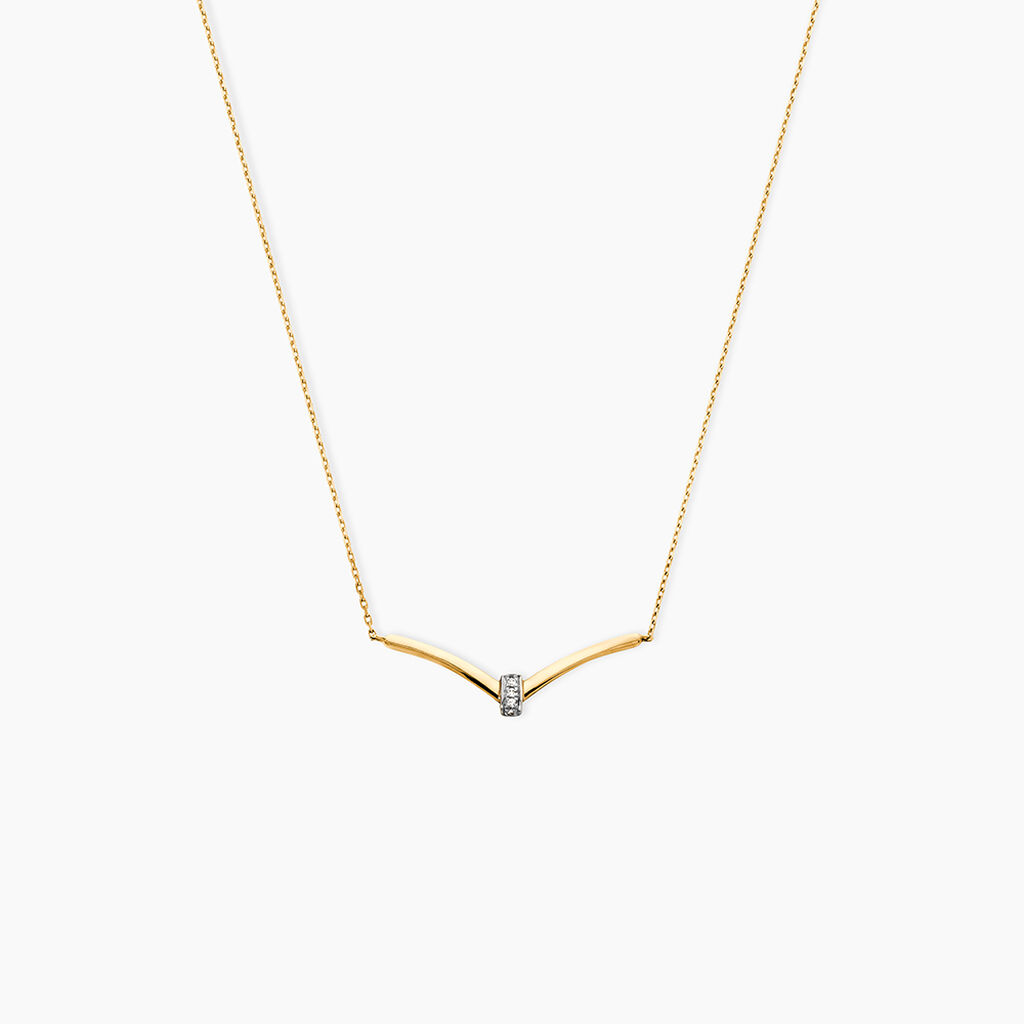 Collier Rosmerta Or Jaune Diamant - Colliers avec pierres Femme | Marc Orian