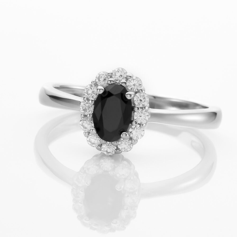Bague Solitaire Eulalio Argent Blanc Oxyde De Zirconium - Solitaires Femme | Marc Orian