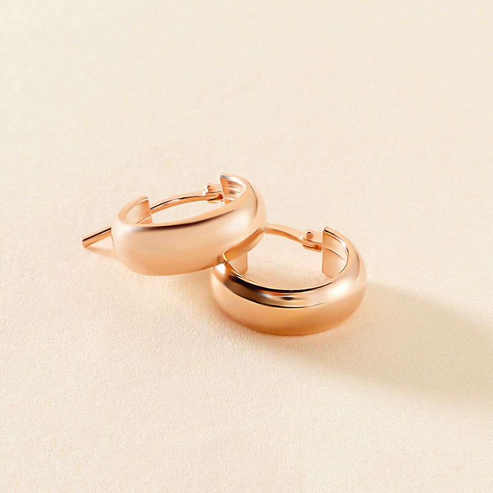 Créoles Lisa Argent Rose - Créoles Femme | Marc Orian