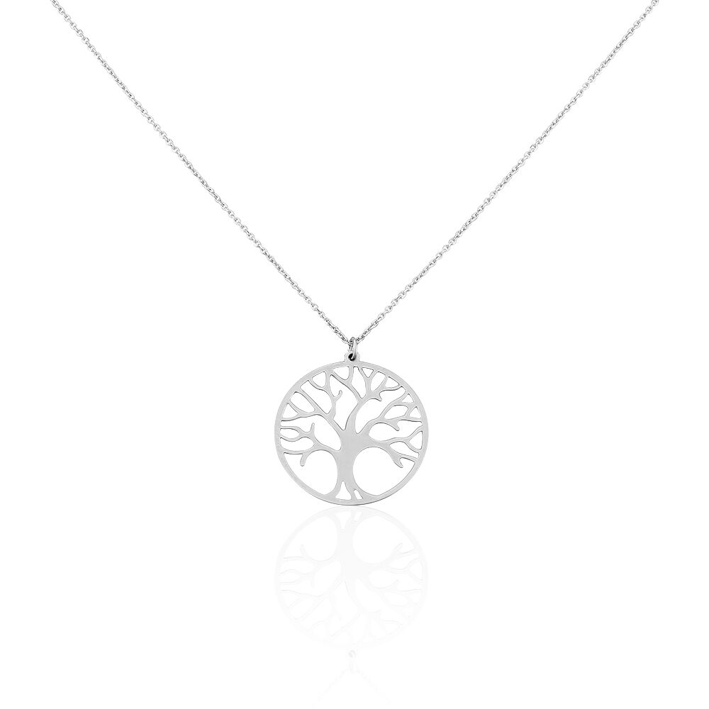 Collier Sautoir Philana Argent Blanc - Sautoirs Femme | Marc Orian