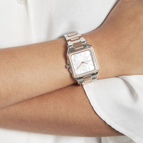 Montre Gc Couture Square Nacre Blanche - Montres classiques Femme | Marc Orian