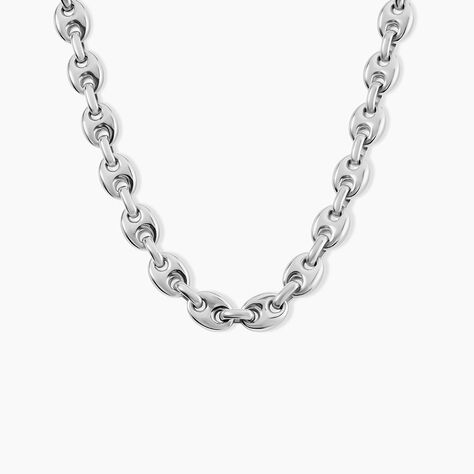 Collier Phebus Him Chabane Acier Blanc - Colliers fantaisie Homme | Marc Orian