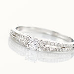 Bague Solitaire Katalina Or Blanc Diamant - Solitaires Femme | Marc Orian