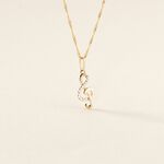 Pendentif Caprais Or Jaune Oxydes De Zirconium - Pendentifs Femme | Marc Orian