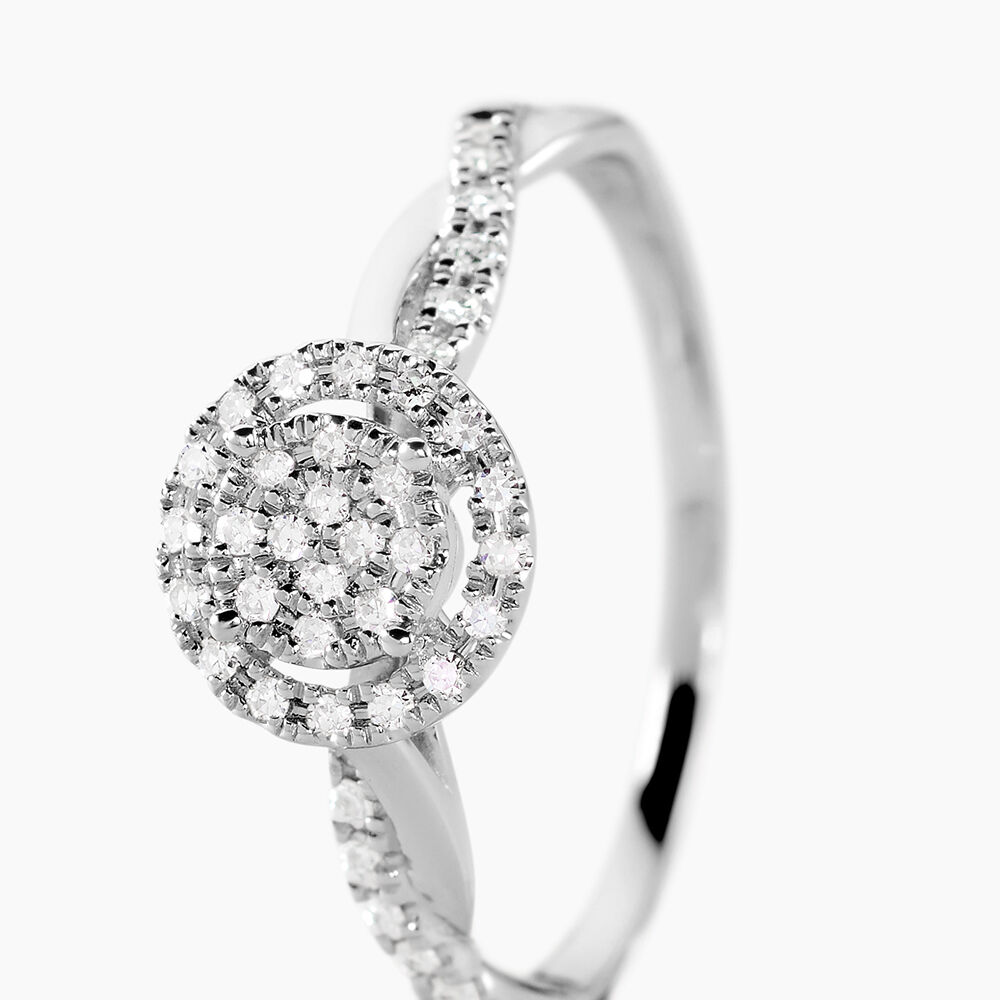 Bague Or Blanc Vesunna Diamants - Parures de mariage Femme | Marc Orian