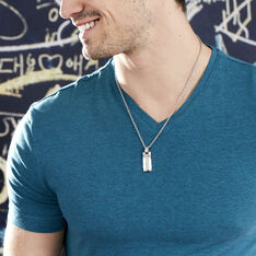 Collier Acier Blanc - Colliers Homme | Marc Orian