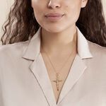 Pendentif Damian Croix Or Bicolore - Pendentifs Famille | Marc Orian