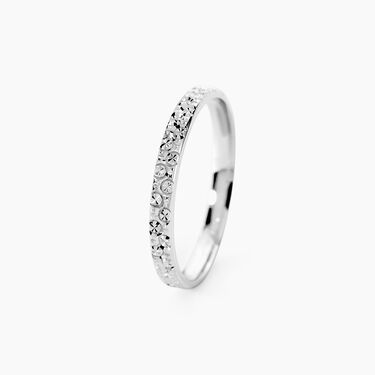 Alliance Fantaisie Diamantee Or Blanc