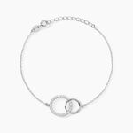 Bracelet Yalaz Argent Blanc Oxyde De Zirconium - Bracelets fantaisie Femme | Marc Orian