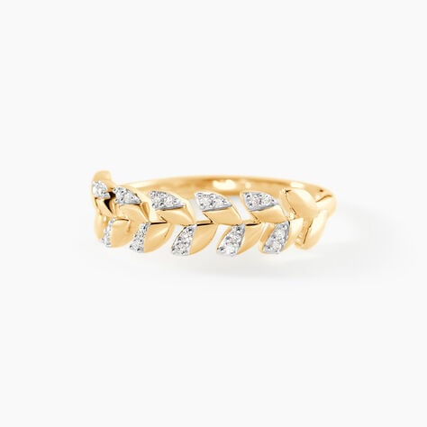 Bague Berinice Or Jaune Diamant - Parures de mariage Femme | Marc Orian