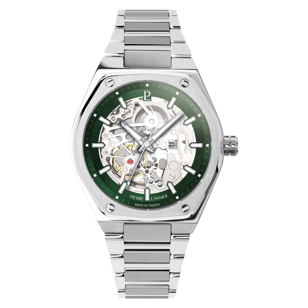 Montre Pierre Lannier Automatic Vert - Montres automatiques Homme | Marc Orian